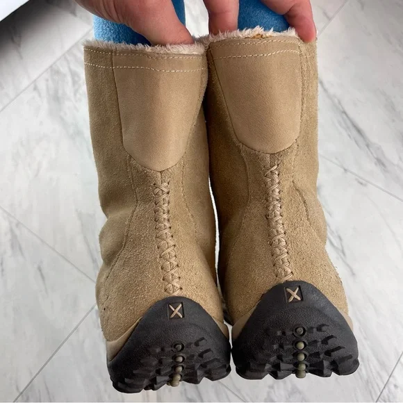 •Sorel Womens 8 Tan Sand Beige Maribel Suede Boots Thinsulate Waterproof - Picture 13 of 13